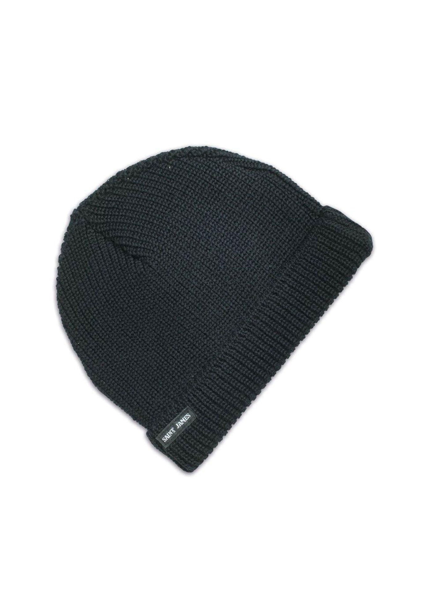 Bonnet uni Perle - en maille tricotée (MARINE)