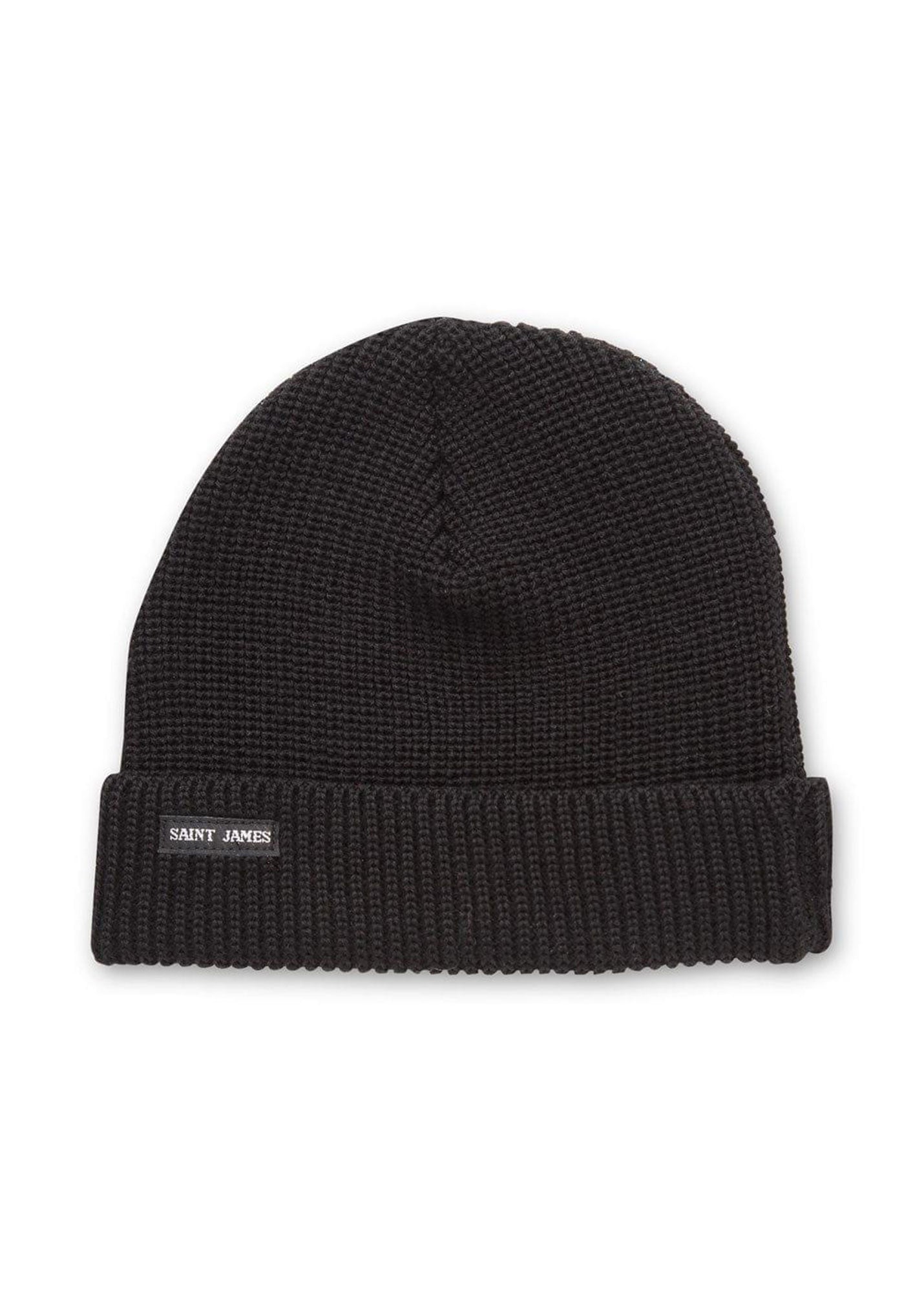 Bonnet uni Perle - en maille tricotée (MARINE)