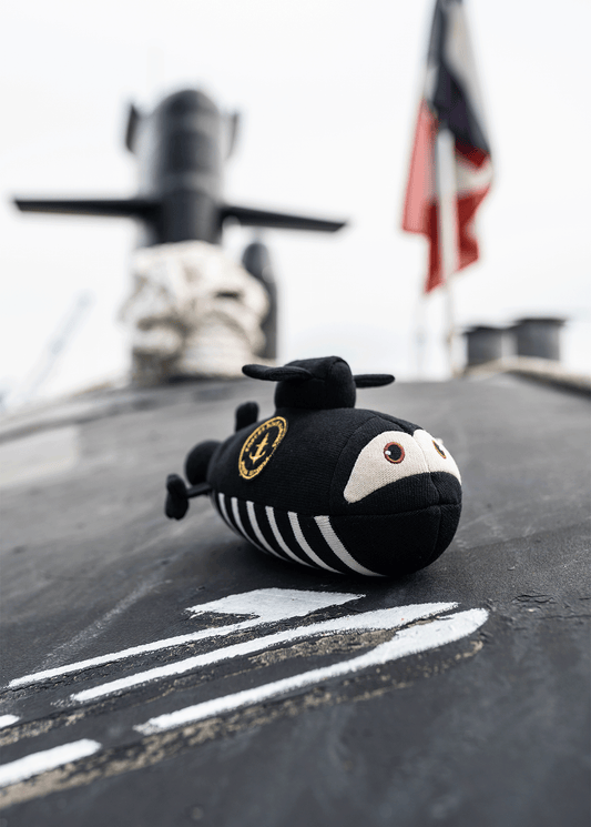 Doudou sous-marin - SAINT JAMES x Marine nationale (NOIR/ECRU)