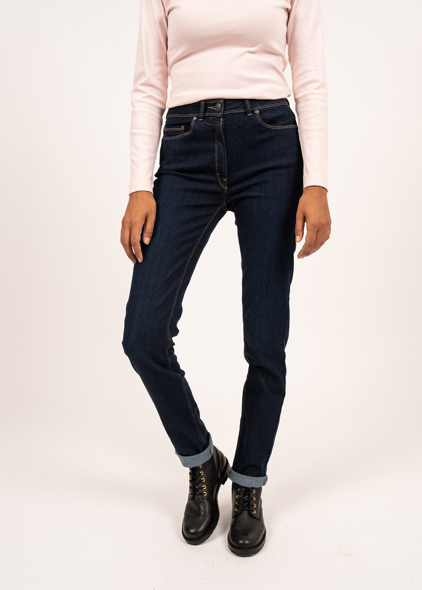 Jean taille haute Mimosa Denim - coupe slim (JEAN)