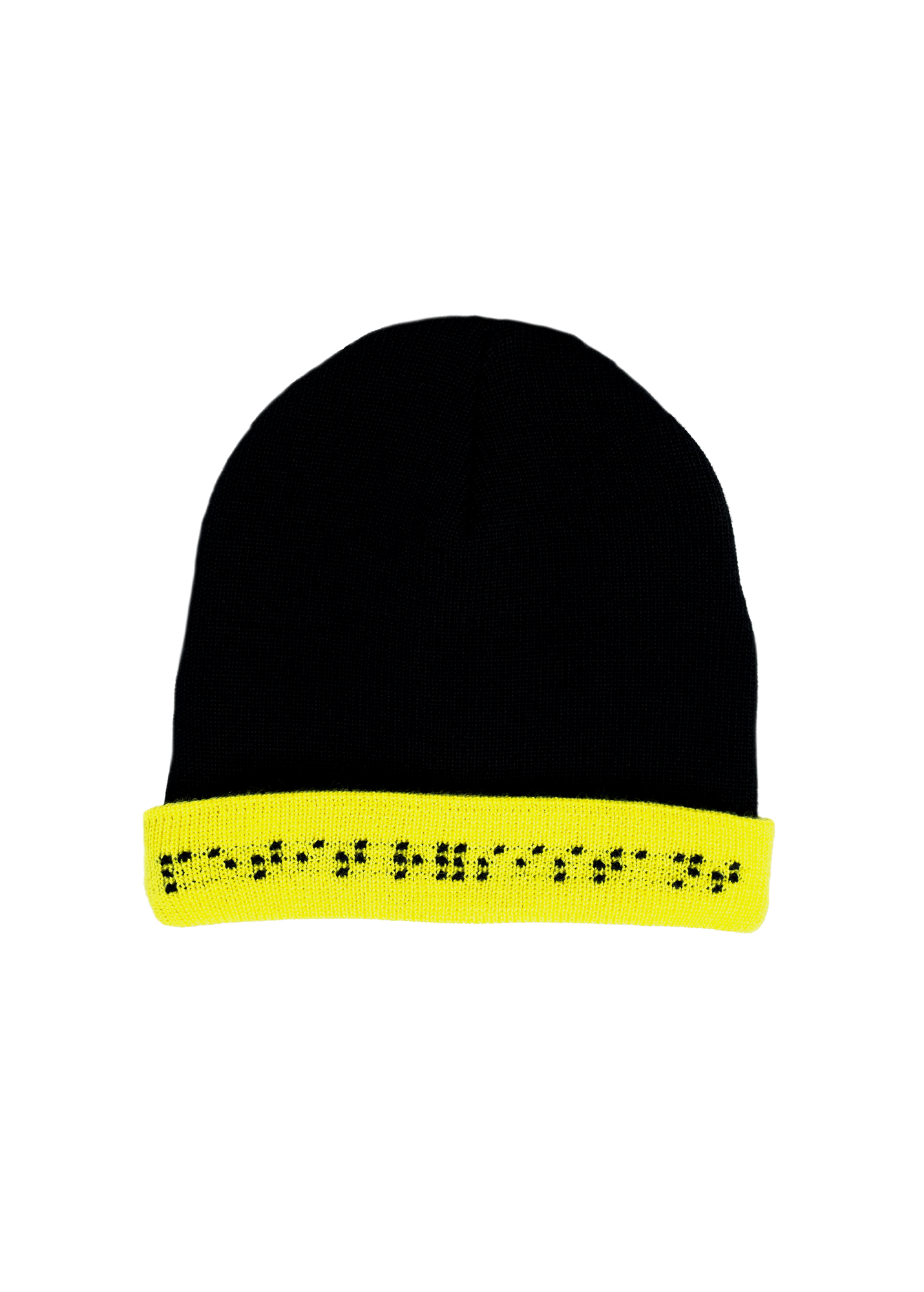 Bonnet enfant uni - SAINT JAMES x Les Petits Résistants (NAVY/JAUNE FLUO)