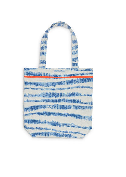 Tote bag Cap - en coton recyclé (INDIGO)