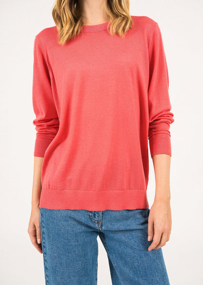 Pull col rond Newport - en laine (DOLY)