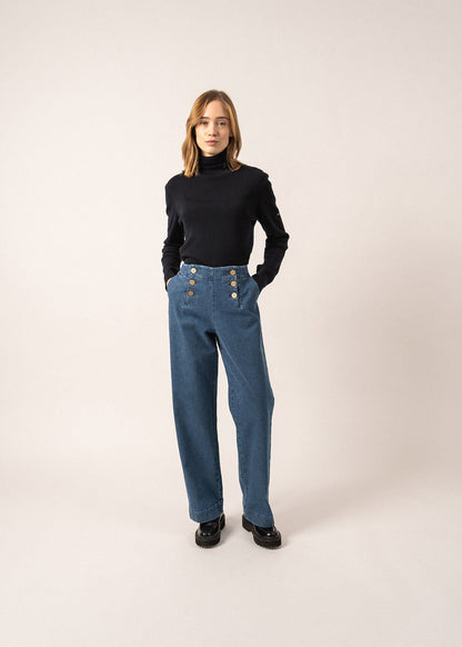 Pantalon à ponts Torie - en denim (COOPER JEAN)