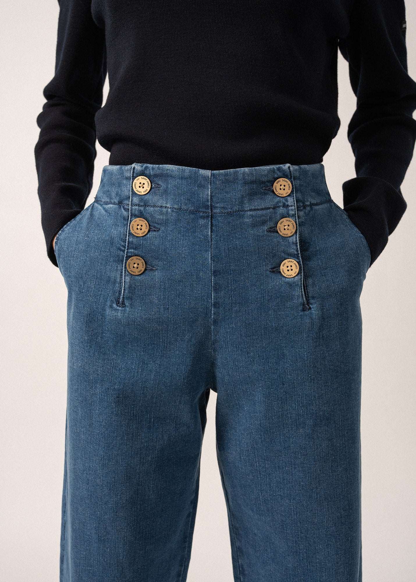 Pantalon à ponts Torie - en denim (COOPER JEAN)