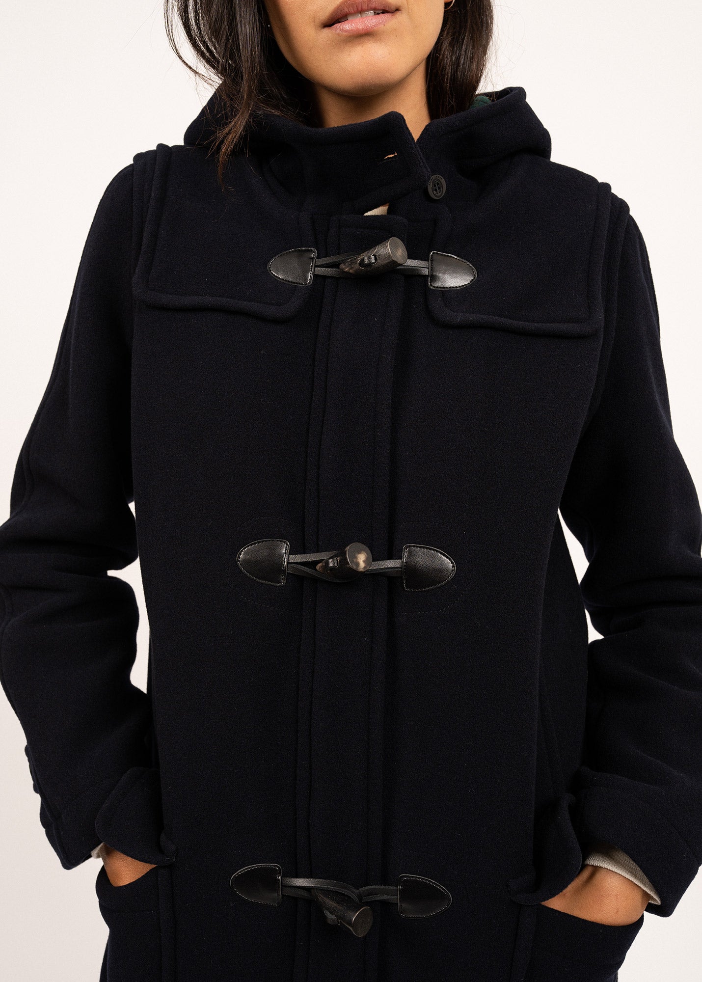 Duffle-coat Arctique - en drap de laine (NAVY)
