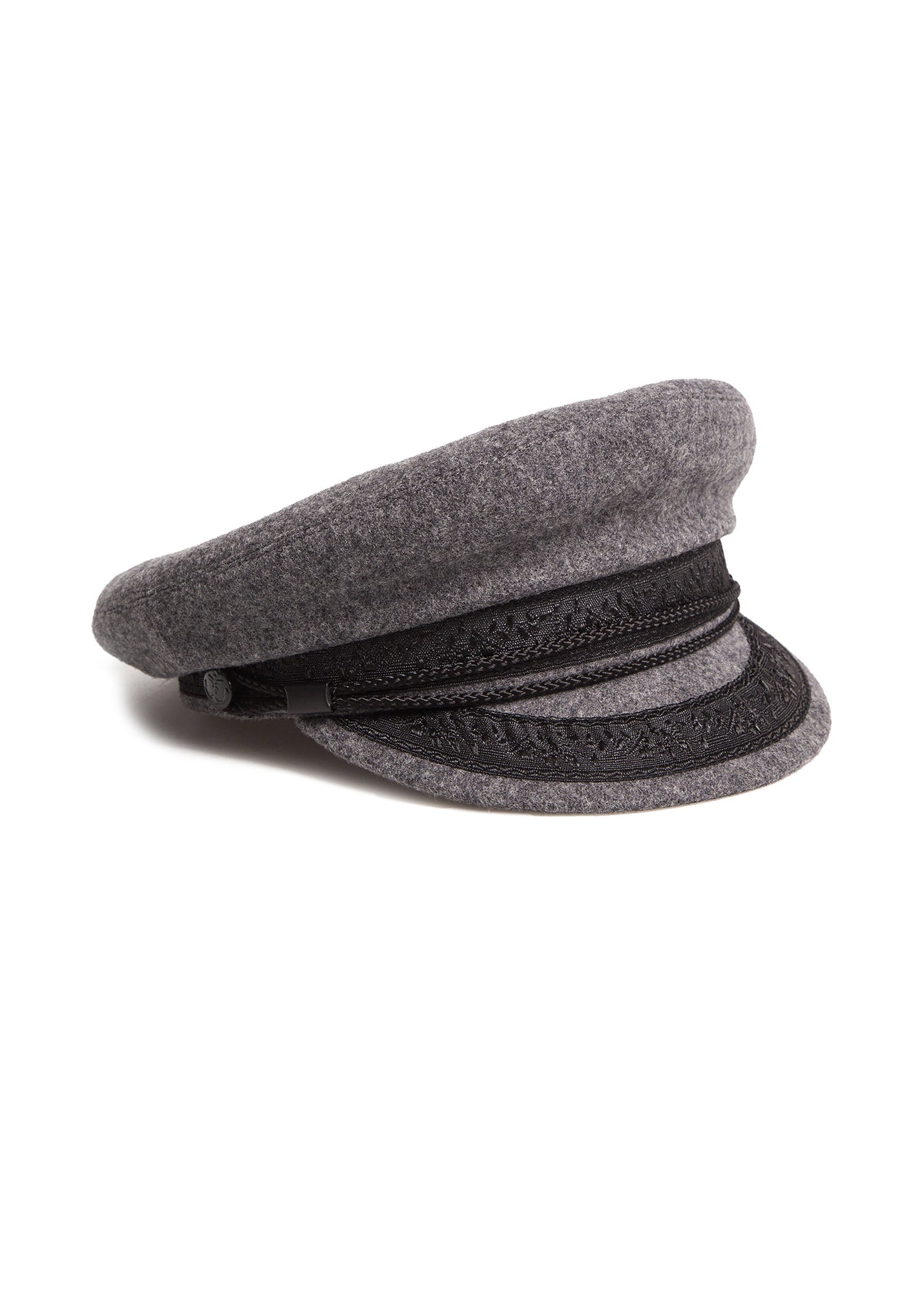 Casquette de marin - en drap de laine (GRIS)