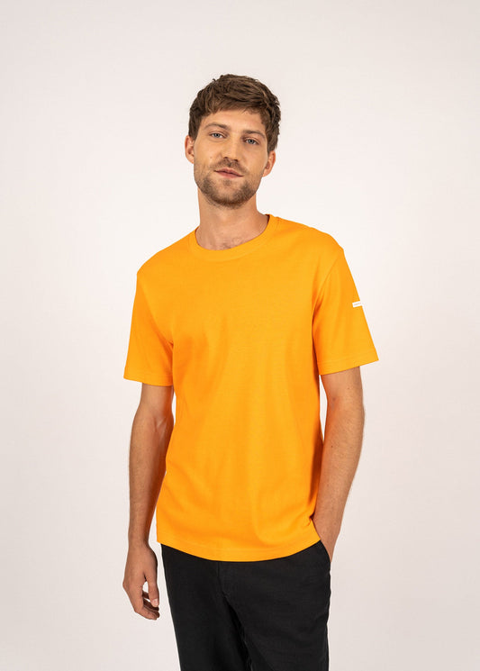 T-shirt à manches courtes Lumio - col rond, en coton (TANGERINE)